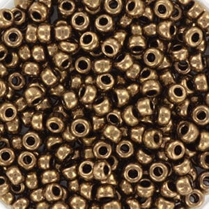 miyuki rocailles metallic dark bronze 457